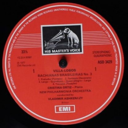 His Master's Voice ASD 3429 - Bachianas Brasileiras No 3 - Momop - Image 3