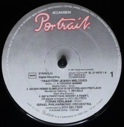 Portrait 066 EL 27 0572 I - Tradition - Itzhak Perlman Plays Fam - Image 3