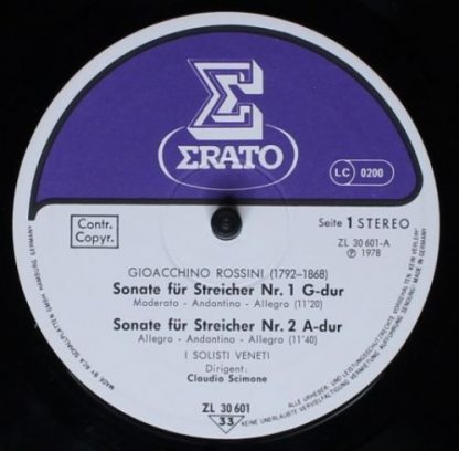 Erato ZL 30601 - Vier Sonaten Für Streicher Nr. 1–4 - Image 5