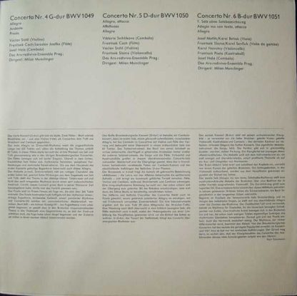 Supraphon 80 386 XK - Die Sechs Brandenburgischen Konzerte - Image 3