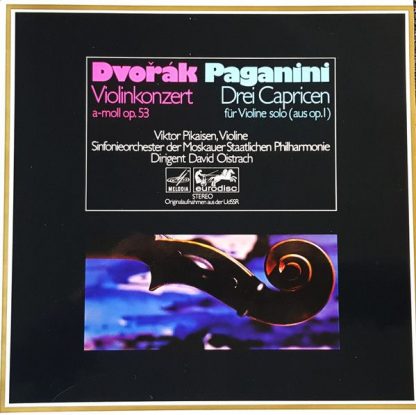 Eurodisc 78 463 KK - Violinkonzert A-Moll Op.53 / 3 Capricen Für