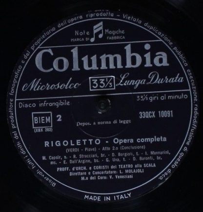Columbia 33QCX 10091 - Rigoletto - Image 3