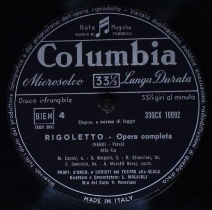 Columbia 33QCX 10091 - Rigoletto - Image 5
