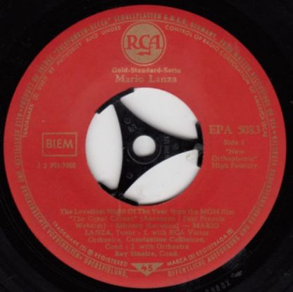 RCA EPA 5083 - The Loveliest Night Of The Year - Image 3