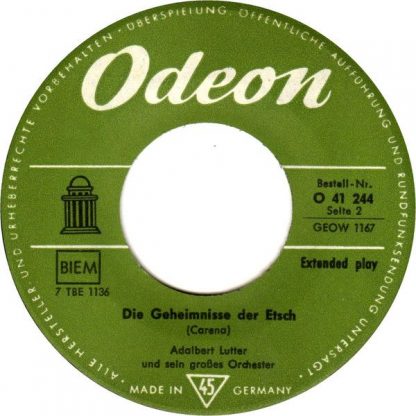 Odeon O 41 244 - Erinnerung An Ein Ballerlebnis - Image 3