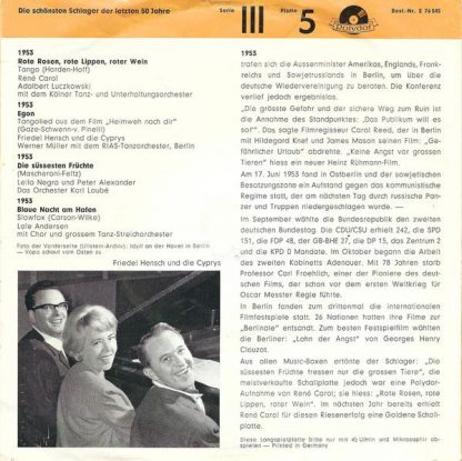 Polydor E 76 545 - Die Schönsten Schlager Der Letzten 50 Jahre - - Image 2