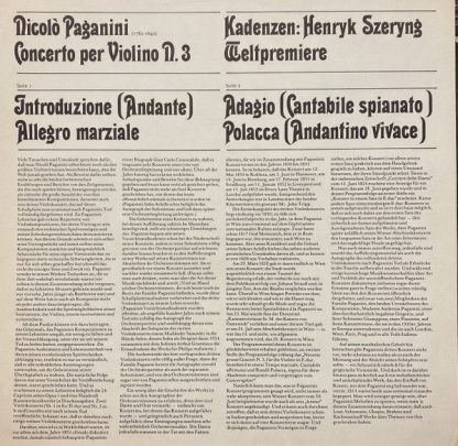 Philips 61692 - Concerto Per Violino N. 3 - Image 3