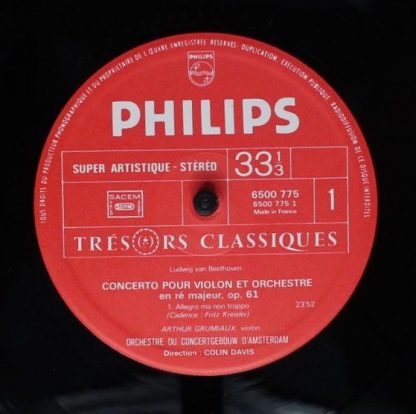 Philips 6500 775 - Concerto Pour Violon - Image 5