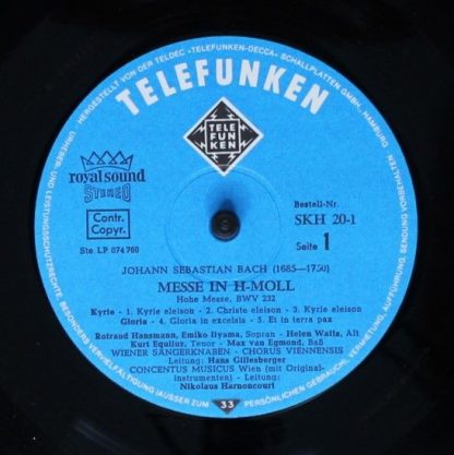 Telefunken 6.35019 FK - Messe In H-Moll - Image 7