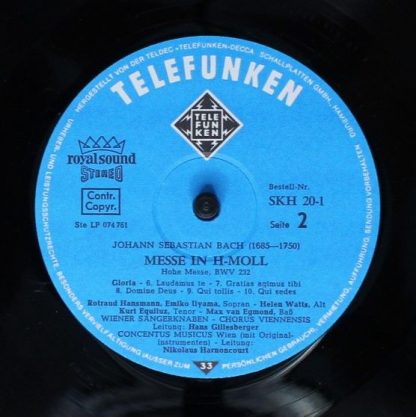 Telefunken 6.35019 FK - Messe In H-Moll - Image 8