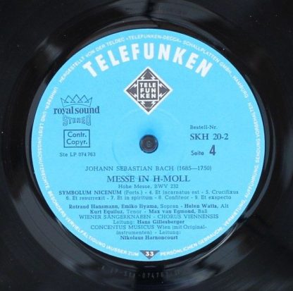 Telefunken 6.35019 FK - Messe In H-Moll - Image 10