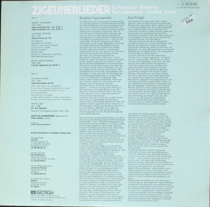 His Master's Voice 1 C 063-29 085 - Zigeunerlieder - Image 2