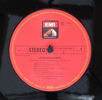 His Master's Voice 1 C 063-29 085 - Zigeunerlieder - Image 3