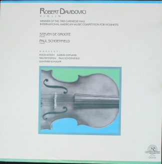 New World Records NW 334 - Works By: Hugh Aitken, Aaron Copland,