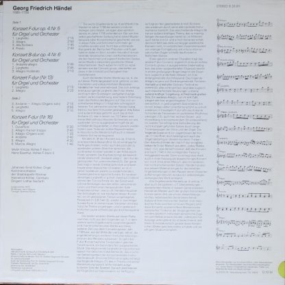 Eterna 8 26 811 - Orgelkonzerte Op. 4 Nr. 5 & 6 - Image 2