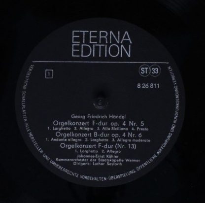 Eterna 8 26 811 - Orgelkonzerte Op. 4 Nr. 5 & 6 - Image 3