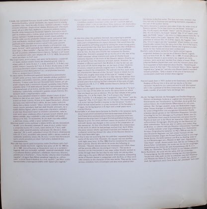 Supraphon 1 11 1301 - Slavonic Dances 1-16 / Legends 1-4 - Image 3