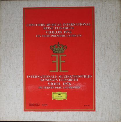 Deutsche Grammophon 27 21 122 - Concours Musical International R