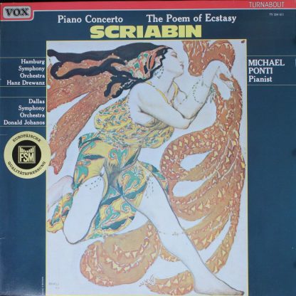 VOX/Turnabout TV 334611 - The Poem Of Ecstasy, Piano Concerto