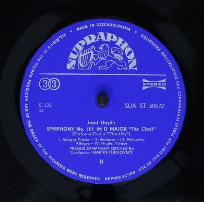 Supraphon SUA ST 50572 - Symphony In G Major ("Surprise"), Symph - Image 6