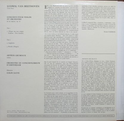 Philips 6500 775 - Concerto Pour Violon - Image 3