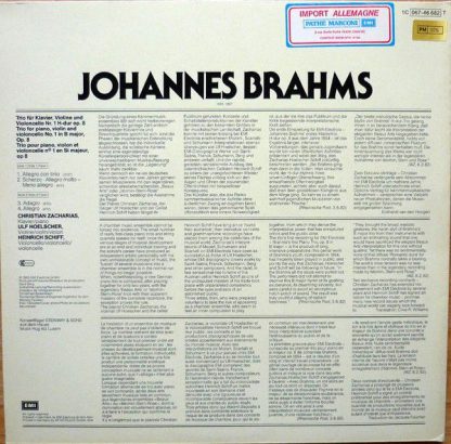 EMI 1C 067-46 682 T - Brahms - Klaviertrio H-Dur Op. 8 - Image 2