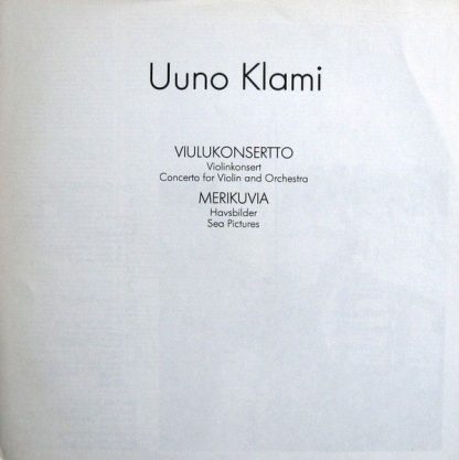 Finlandia Records FA 334 - Violin Concerto • Sea Pictures - Image 4