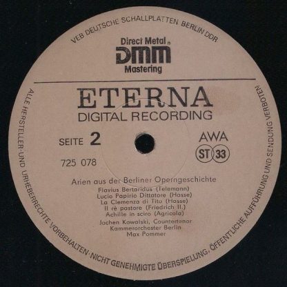 Eterna 725 078 - Arien Aus Der Berliner Operngeschichte - Image 3