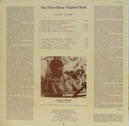 Hungaroton SLPX 12345 - The Fitzwilliam Virginal Book (Excerpts) - Image 2