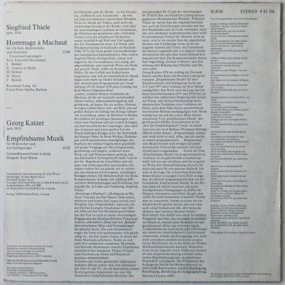 Nova 8 85 206 - Hommage À Machaut / Empfindsame Musik - Image 2