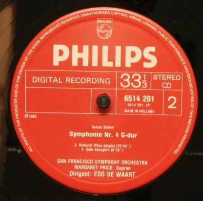 Philips 6514 201 - Symphony No. 4 - Image 4