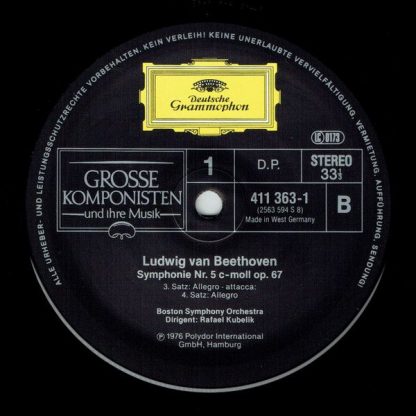 Deutsche Grammophon 411.363-1 - Symphonie Nr. 5 C-moll Op. 67 - Image 4