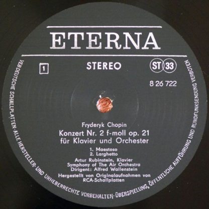 Eterna 8 26 722 - Klavierkonzert F-moll, Andante Spianato Und Gr - Image 3