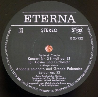 Eterna 8 26 722 - Klavierkonzert F-moll, Andante Spianato Und Gr - Image 4