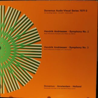 Donemus DAVS 7071/3 - Symphony No. 2 / Symphony No. 3