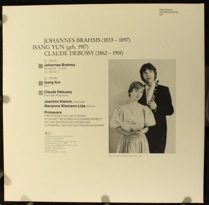 Deutsche Harmonia Mundi DMR 2030 D - Sonate Nr. 1 F-Moll Op. 120 - Image 2