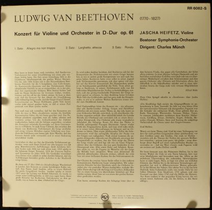 RCA Red Seal RR 6082-M - Violinkonzert D-Dur - Image 2