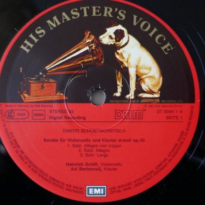 His Master's Voice 27 0094 1 - Sonate Op. 40 / Grave / Slowakisc - Image 10