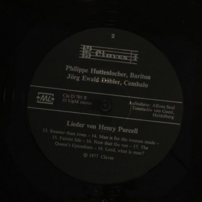 Claves D 705 - «Sweeter Than Roses ...» Lieder Von Henry Purcell - Image 4