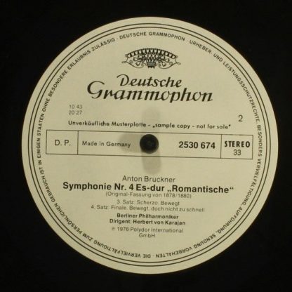 Deutsche Grammophon 2530 674 - Symphonie Nr.4 "Romantische" - Image 2