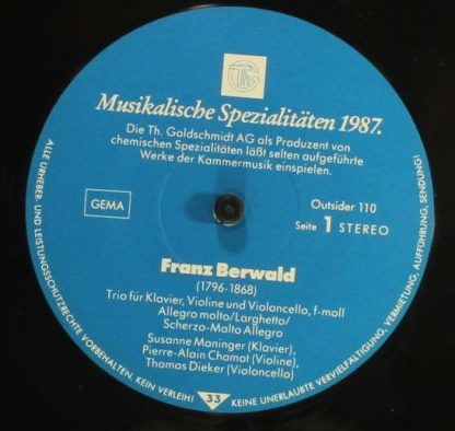 THG Outsider 110 - Musikalische Spezialitäten 1987 - Unternehmer - Image 5