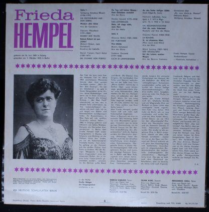 Eterna 8 20 760 - Große Sänger Der Vergangenheit - Frieda Hempel - Image 2