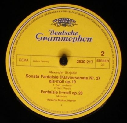 Deutsche Grammophon 2707 058 - Piano Sonatas Nos. 1-3. 2 Jugend- - Image 6