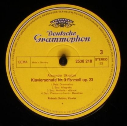 Deutsche Grammophon 2707 058 - Piano Sonatas Nos. 1-3. 2 Jugend- - Image 7
