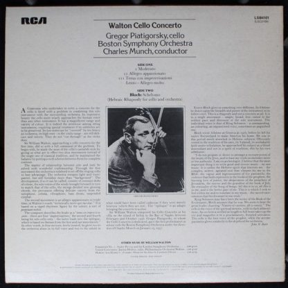 RCA Red Seal LSB 4101 - Walton Cello Concerto - Image 2