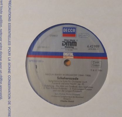 DECCA 6.42989 - Scheherazade - Capriccio Espagnol - Image 3