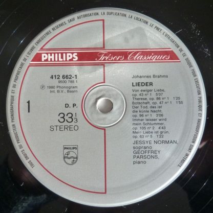 Philips 412 662-1 - Lieder - Image 3