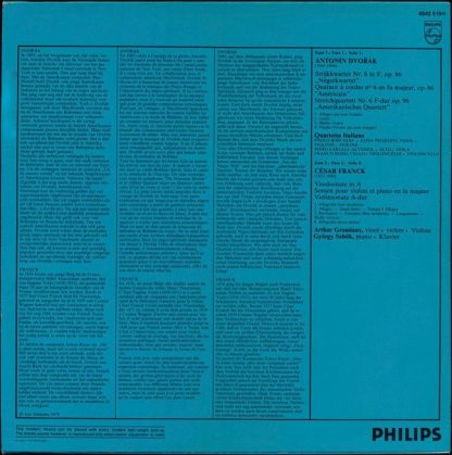 Philips 6542 519 - String Quartet, Op. 96 "American" - Sonata Fo - Image 2