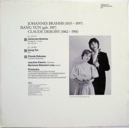 Deutsche Harmonia Mundi DMR 2030 D - Sonate Nr. 1 F-Moll Op. 120 - Image 2