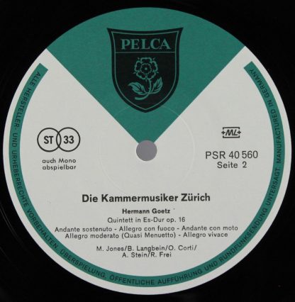 Pelca PSR 40 560 - Quintett In C-Dur Op. 88 / Quintett In C-Moll - Image 3